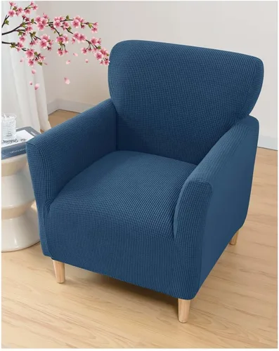 Vista 24 de Fundas elásticas para sillón de sala de estar, fundas protectoras para perros, mascotas y niños, diseño de jacquard con patrón de 1 asiento pequeño
