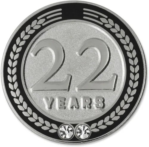 Vista 37 de PinMart Years of Service Award Employee Recognition Gift Pin de solapa - Negro