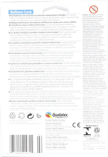 Vista 2 de Qualatex Forma de helio de pescado de moda de 43