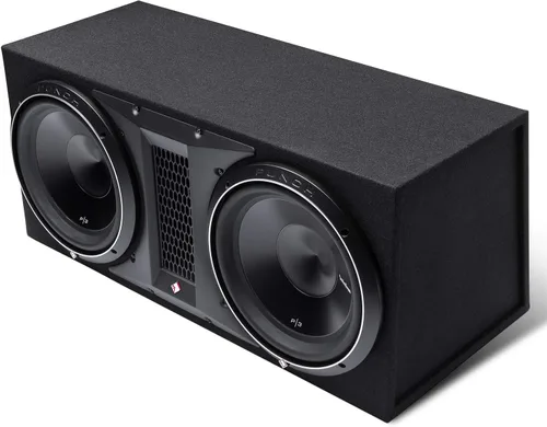 Vista 2 de Rockford Fosgate Punch P3-2X12 - Subwoofer cargado de 12 pulgadas en caja con puerto Woofers duales, serie P3