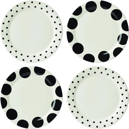 Vista 4 de Kate Spade New York Dot - Juego de vajilla de 12 piezas, 19.84, color blanco