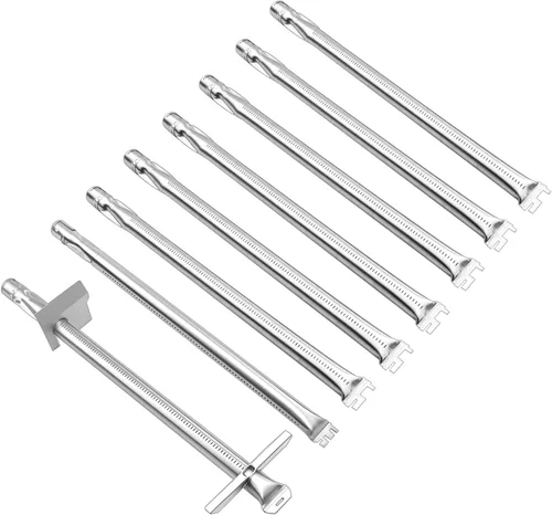Vista 9 de 67554 Tubos de quemador de parrilla para Weber Summit serie 600 modelos años 2007 y posteriores, repuesto de parrilla para tubos de quemador