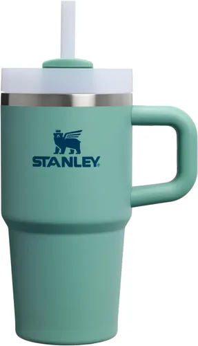 Vista 87 de STANLEY Quencher H2.0 Vaso Térmico con asa y pajilla, 64 onzas, tapa Flowstate de 3 posiciones, gran capacidad para viajes y deportes, vaso de acero