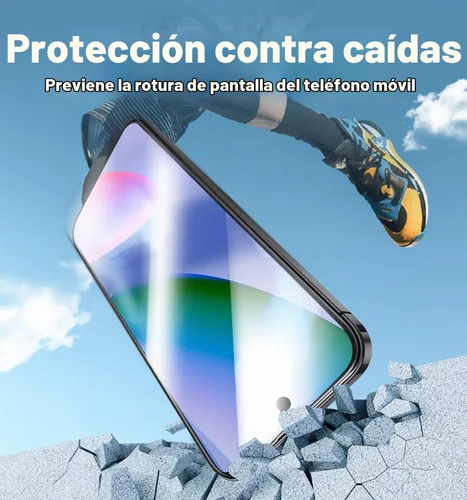 Vista 5 de MAGIC JOHN Paquete de 2 protectores de pantalla de vidrio templado para Google Pixel Google Pixel 10/10 Pro, eliminación automática de polvo, sin