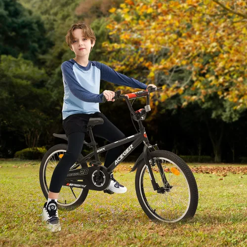 Vista 6 de ACEGER Bicicleta para niños de 2 a 10 años, estilo BMX, para niños y niñas de 2 a 10 años, bicicleta para niños de 12, 14 y 16 pulgadas, con ruedas