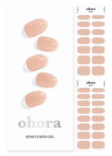 Vista 16 de ohora Tiras de uñas de gel semicuradas Rojo, Sólido N Addict N Adicto