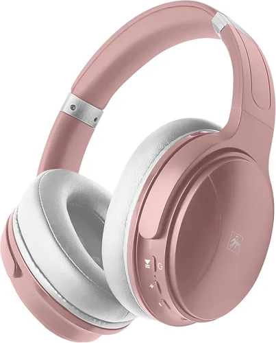Vista 12 de Fisher Auriculares Pro Active con cancelación de ruido, auriculares inalámbricos Bluetooth 5.3, micrófono, auriculares ligeros y cómodos