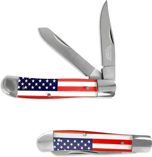Vista 22 de Collection Everyday Carry - Cuchillo de bolsillo plegable manual con mango de resina suave (5118 USA)