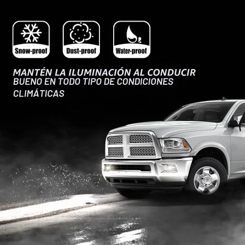 Vista 5 de PIT66 Luces antiniebla, compatibles con Dodge Dakota 1997-2000/lámpara antiniebla Durango 1998-2000, transparente
