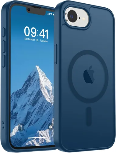 Vista 243 de SUPFINE Funda magnética para iPhone SE 2022 (3ª)/2020 (2ª), iPhone 8 (compatible con MagSafe) (protección contra caídas de grado militar), funda