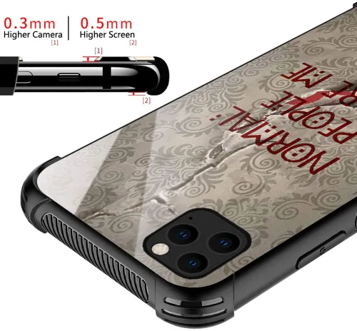 Vista 2 de CARLOCA Funda compatible con iPhone 11 Pro, diseño gráfico de American Horror Story para iPhone 11 Pro, diseño gráfico a prueba de golpes