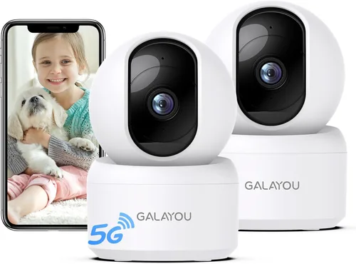 Vista 8 de GALAYOU Cámaras interiores de doble banda 5G y 2.4G para seguridad