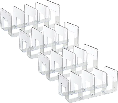 Vista 9 de Marte Vanci Clasificador de archivos de acrílico transparente, organizador de bolso de acrílico, soporte resistente para revistas, organizador