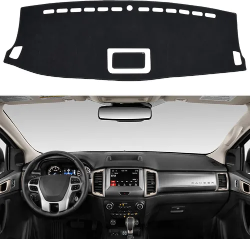 Vista 10 de SPEEDWOW Alfombrilla Cubierta Tapete para Tablero de Instrumentos Compatible con Chevrolet Silverado Avalanche Tahoe Suburban GMC Pickup Yukon Negro