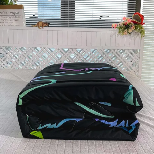 Vista 7 de BailiPromise Juego de edredón Kawaii de 3 piezas tamaño matrimonial, lindo juego de ropa de cama de dibujos animados de gatos, suave, cálido