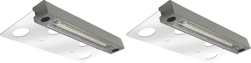 Vista 14 de GKOLED Luz Hardscape, luces de pared de pavimentadora, iluminación de paso de 6.8 pulgadas, chips LED integrados de 4 W 2700 K, carcasa de aluminio