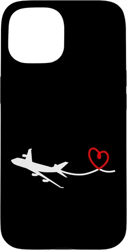 Vista 6 de Funda de aviación para iPhone 17 con modo de avión en vacaciones para hombres y mujeres
