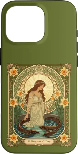 Vista 20 de Dwynwen's Well and Sacred Fish Case for iPhone 17