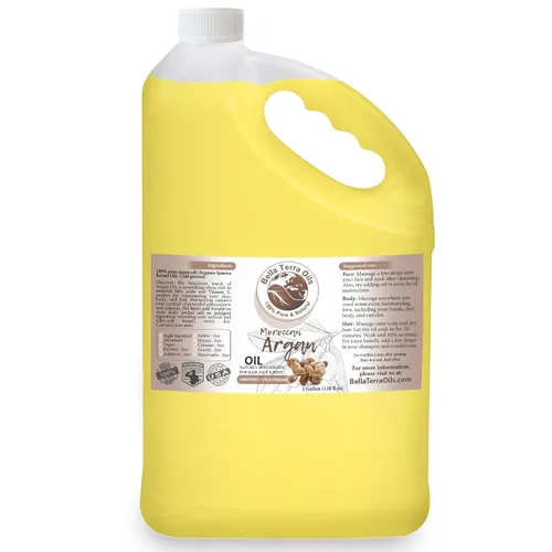 Vista 11 de Bella Terra Oils - Aceite de argán de 2 onzas - Aceite para el cabello encrespado, lleno de vitamina E y grasas Omega, el mejor suero para pieles