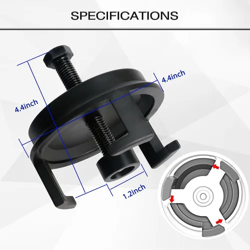 Vista 3 de ReluxGo 25264 Extractor de Equilibrador Armónico para GM, LS Extractor de Polea de Manivela para GM Chrysler Jeep Dodge, Extractor de Amortiguador