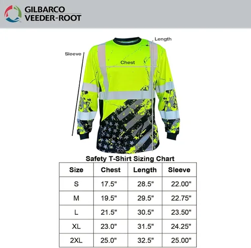 Vista 4 de Gilbarco Camiseta de manga larga de seguridad