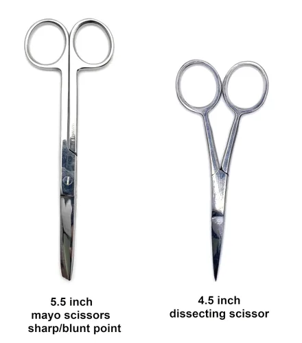 Vista 2 de Juego de disección avanzada de 20 piezas en estuche de plástico para laboratorio de anatomía, biología y disección general