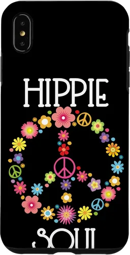 Vista 11 de Hippie Soul Flower Power Floral Peace Sign 60s 70s Gift Case for iPhone 17