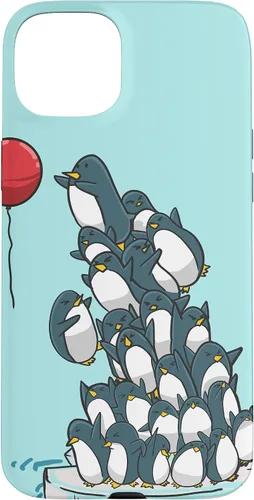 Vista 9 de Penguins Balloon Funny Sea Bird Water Animal Girls Gift Case for iPhone 17