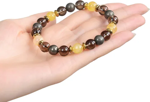 Vista 2 de Feng Shui Bracelet, Money attraction Bracelet, Good Luck Beaded Bracelet, Entrepreneur Business Relationship Bracelet, Happy Mood crystal bracelet