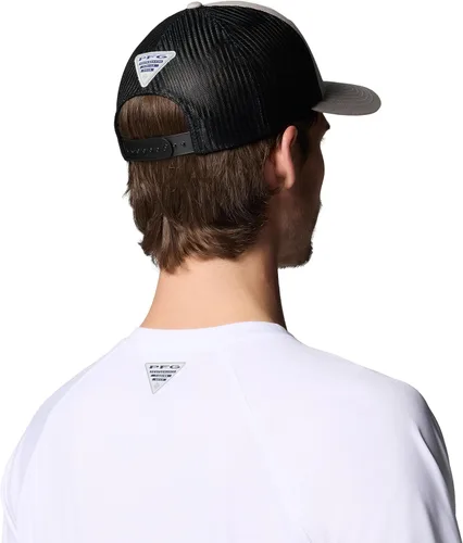 Vista 300 de Columbia Gorra de bola de malla Bandera antigua de malva/blanco/pescado