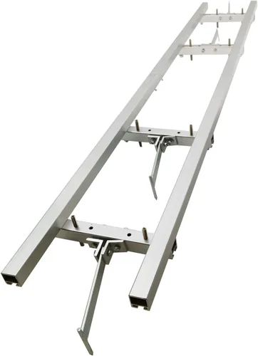 Vista 2 de Sistema de guía de molino de riel de 6 pies 2 kits de barras transversales compatibles con molino de motosierra