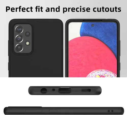 Vista 6 de X-level Samsung A52 Case 4G & 5G Slim Fit Soft TPU Super Ultra Thin [Guardian Series] A52 Funda protectora ligera con acabado mate, funda compatible