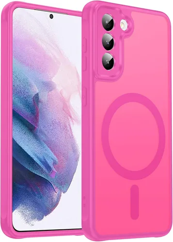 Vista 88 de LeYi Funda para teléfono Samsung-S23: protector de pantalla e imán MagSafe Púrpura