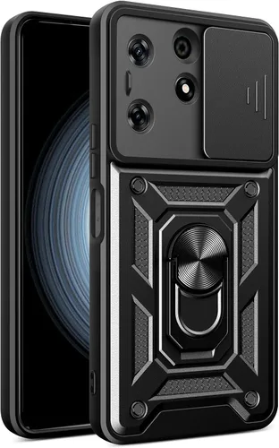 Vista 27 de Compatible con Tecno Camon 18P Bracket Shell, Slide Camera Lens Cover Case Azul
