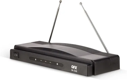 Vista 4 de QFX M-336 Micrófono profesional dinámico inalámbrico - Paquete doble