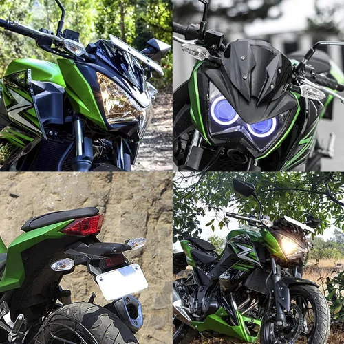 Vista 6 de PSLER Luz intermitente trasera delantera trasera para Ninja 650 ER-6F 2012-2016 para Ninja 300 EX300 2012-2016 y para Ninja 1000 2011-2017
