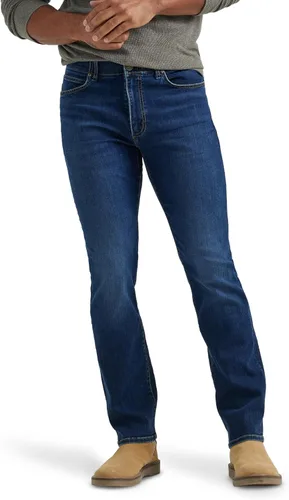 Vista 6 de Lee Jeans Extreme Motion - Pantalones rectos regulares para hombre Espacio Iris