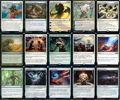 Vista 4 de Baraja Cat Commander – EDH – 100 cartas – Custom Magic The Gathering Deck – Muy fuerte