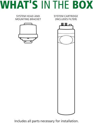 Vista 8 de AO Smith Filtro de agua para grifo de fregadero - Sistema avanzado de filtro de agua de conexión directa debajo del fregadero - La filtración