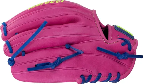 Vista 4 de MARUCCI Serie de guantes de béisbol Cypress Series 11.75" - ROSA/AZUL REAL