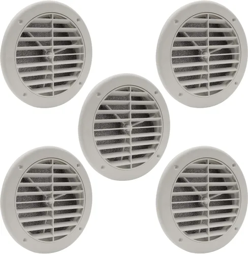 Vista 7 de RecPro Ventilación lateral de ventilación de CA para caravana de 5 pulgadas Filtro de carbón opcional Blanco Ventilación de CA para cámper