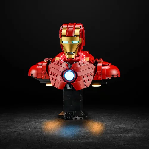 Vista 9 de Vaodest Luz LED para Lego 76191 Set Marvel Infinity Gauntlet, Diseño y Configuración Compatible con el Modelo 76191