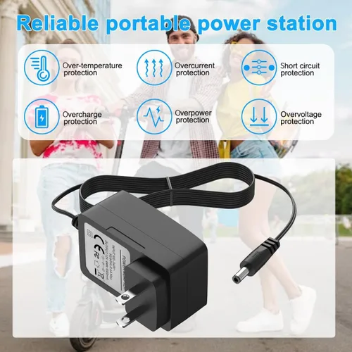 Vista 7 de Cargador de batería de 12 V para niños Ride On Juguetes para Razor Power Core E90 E95 Adaptador de corriente de 12 voltios para Black Label E90