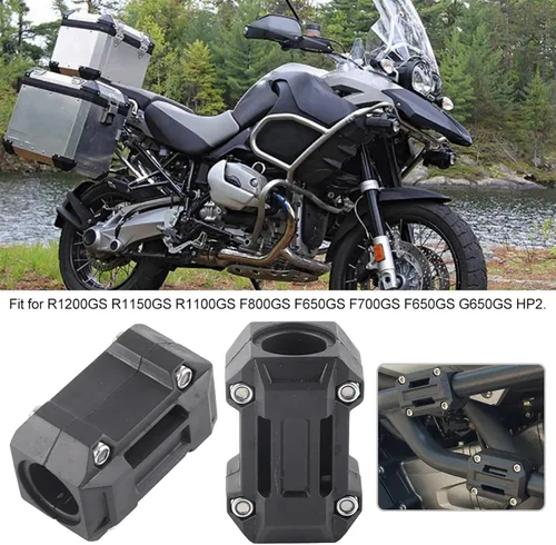 Vista 9 de Estink Bloque de parachoques para motor de motocicleta, 3 pares, negro, trasero inferior, apto para R1200GS R1150GS R1100GS F800GS F650GS F700GS