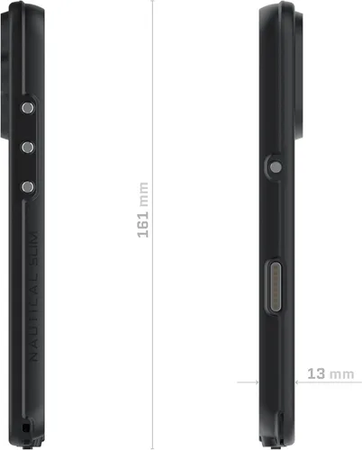 Vista 19 de Ghostek NAUTICAL funda delgada para iPhone 14 Plus a prueba de golpes impermeable con protector de pantalla y imán MagSafe con carga inalámbrica