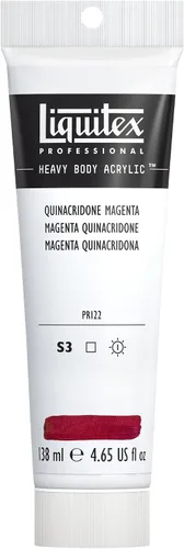 Vista 92 de Liquitex Pintura acrílica profesional de alto espesor, envase de 473 ml, tono carmesí alizarina permanente Alizarin Crimson Hue Permanente