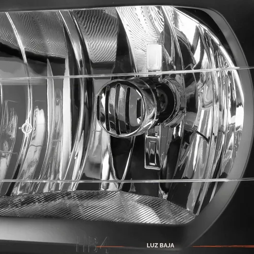 Vista 4 de AKKON - Par de faros delanteros delanteros de repuesto para Chevy Trailblazer 2002-2009, color negro Carcasa negra