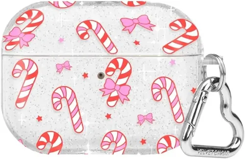 Vista 29 de Velvet Caviar Funda compatible con AirPods Pro de 2ª y 1ª generación, bonita funda protectora dura para mujer, diseño de lunares azules y aguamarina
