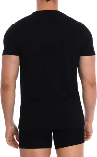 Vista 4 de Diesel Paquete de 3 camisetas Lounge Jake para hombre, color negro