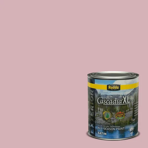 Vista 24 de Rodda Paint CASCADIA ZERO - Pintura plana e imprimación para interiores en uno, cuarto de galón, rosa Mullen
